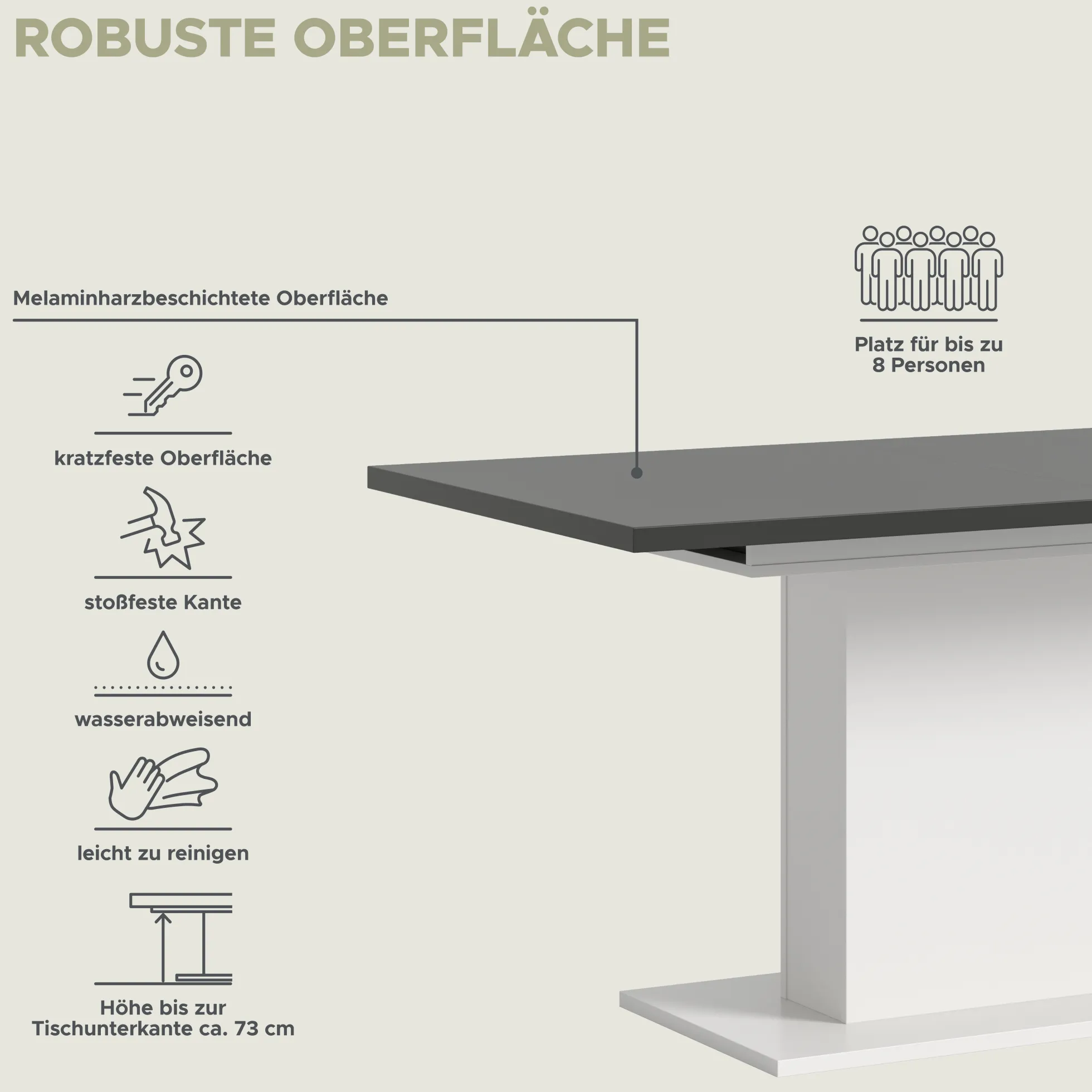 Ausziehbarer Esstisch MOTION