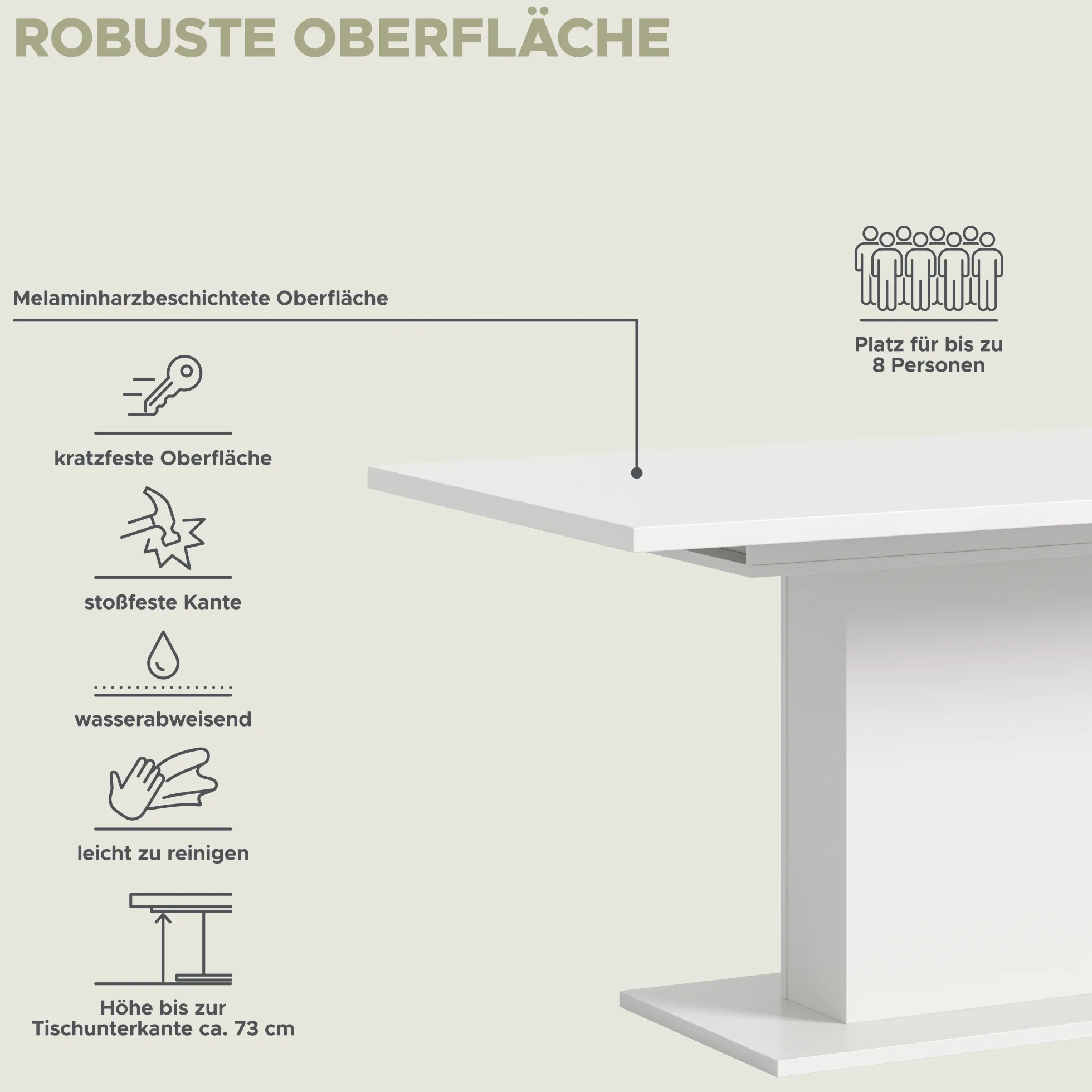 Ausziehbarer Esstisch MOTION