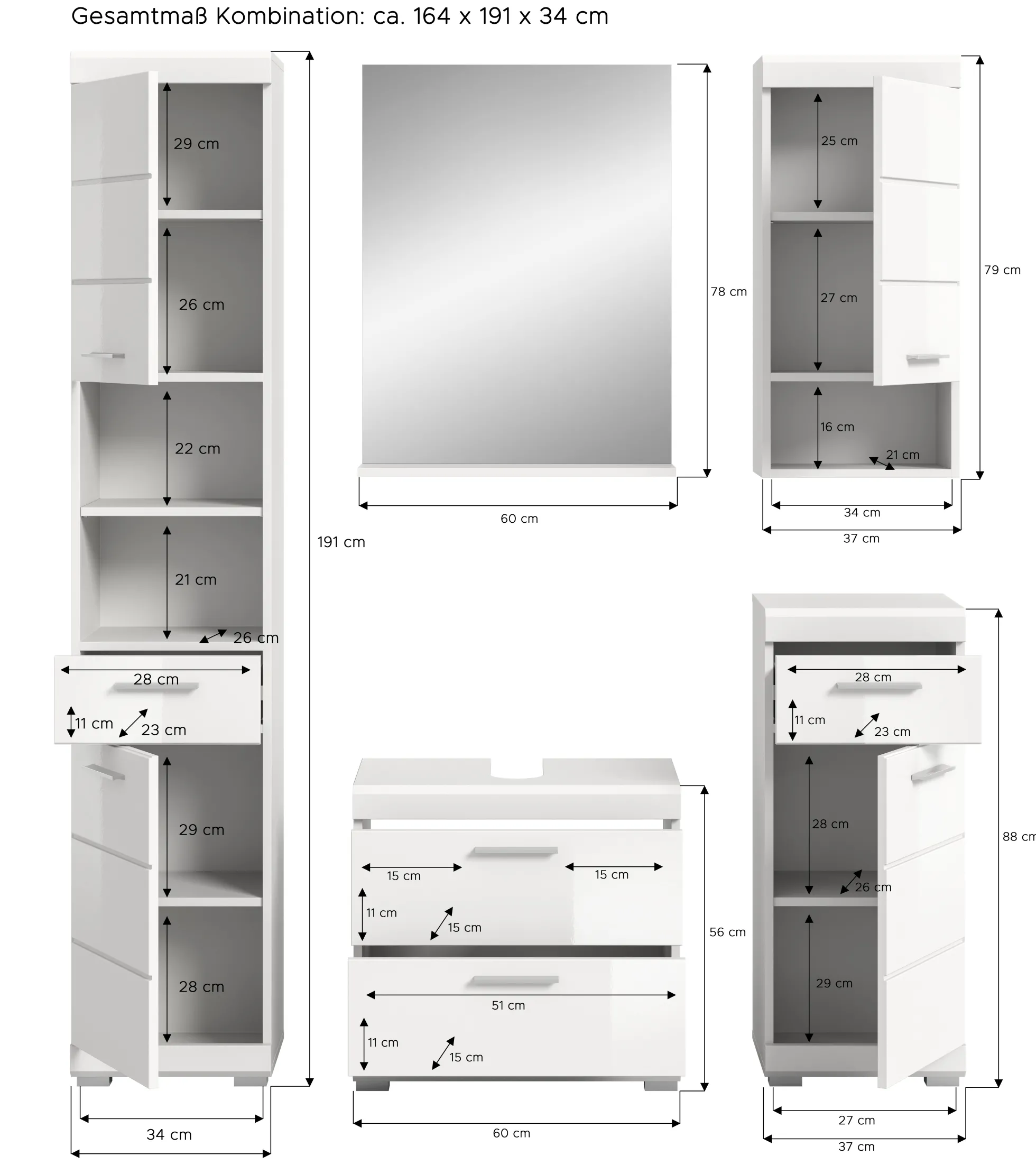 Badkombination SEWULA