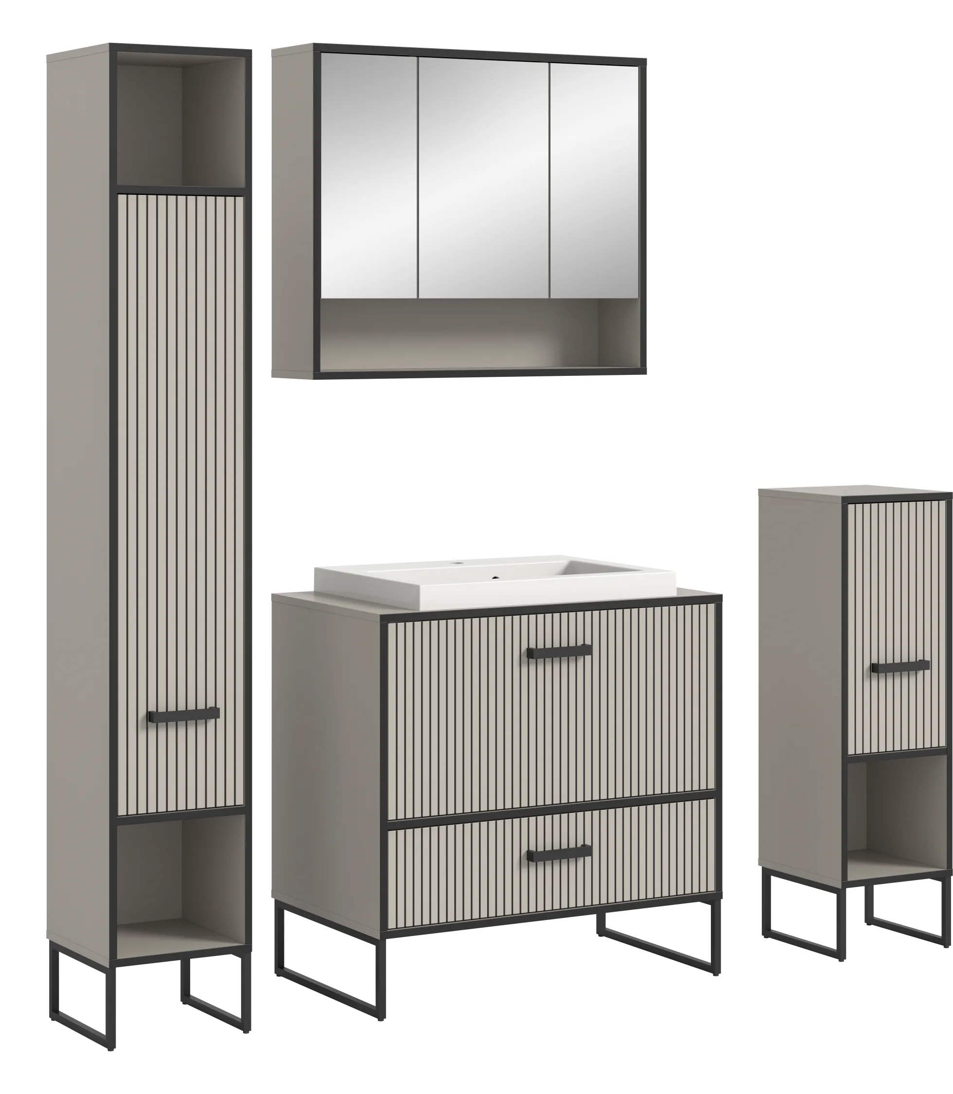 Badkombination 5-teilig BAGNO