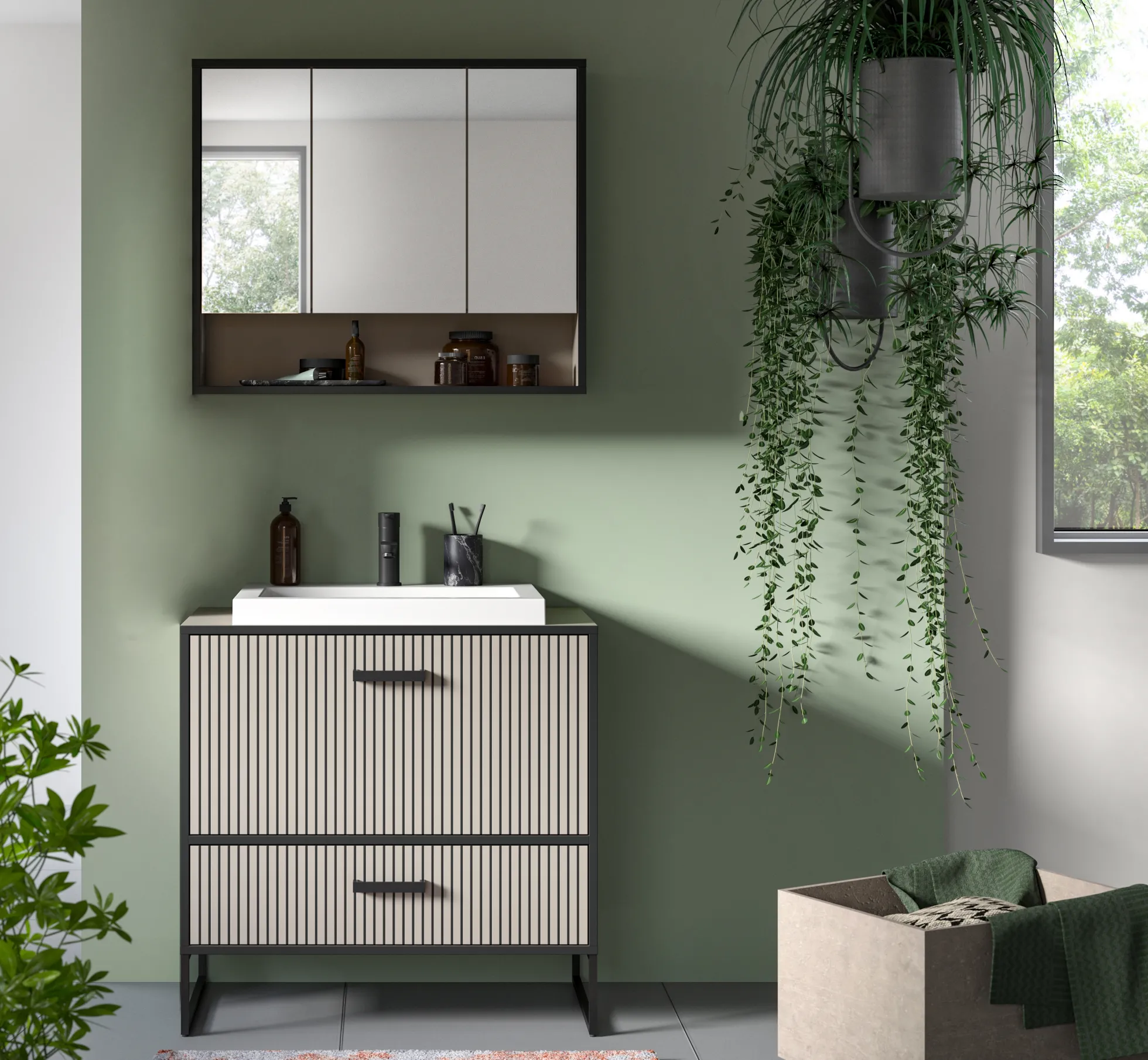 Badkombination 3-teilig BAGNO