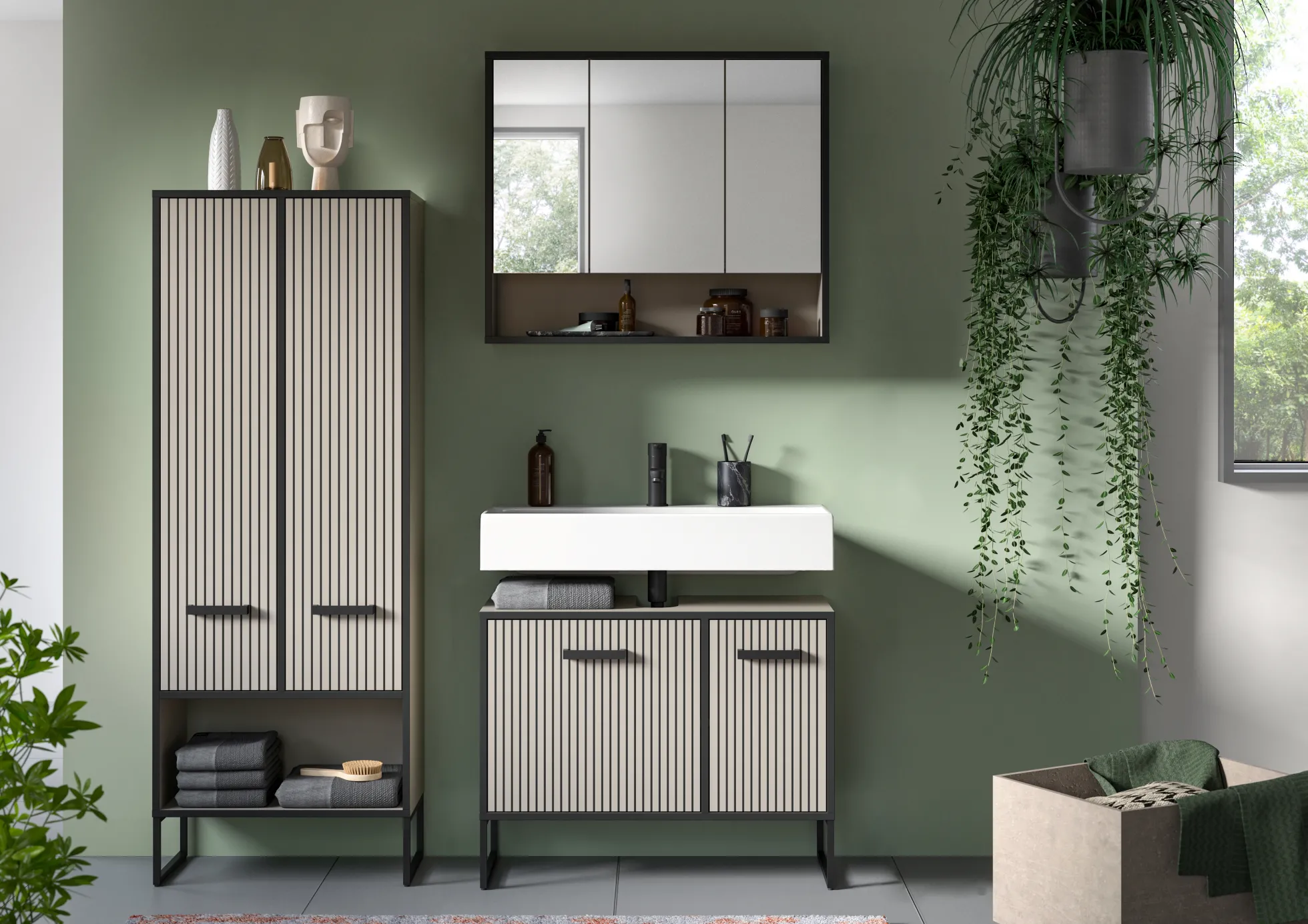 Badkombination 3-teilig BAGNO