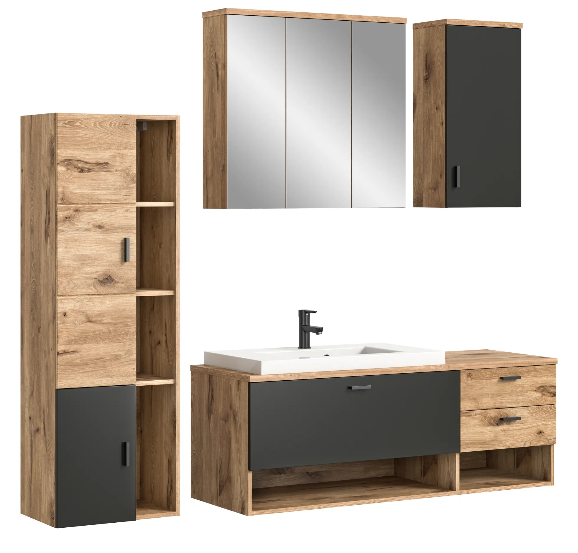 Badkombination 4-teilig METU