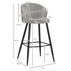 Barhocker 2er-Set WOHNLING