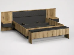 Bettanlage mit Sitzbank ESTEBAN
