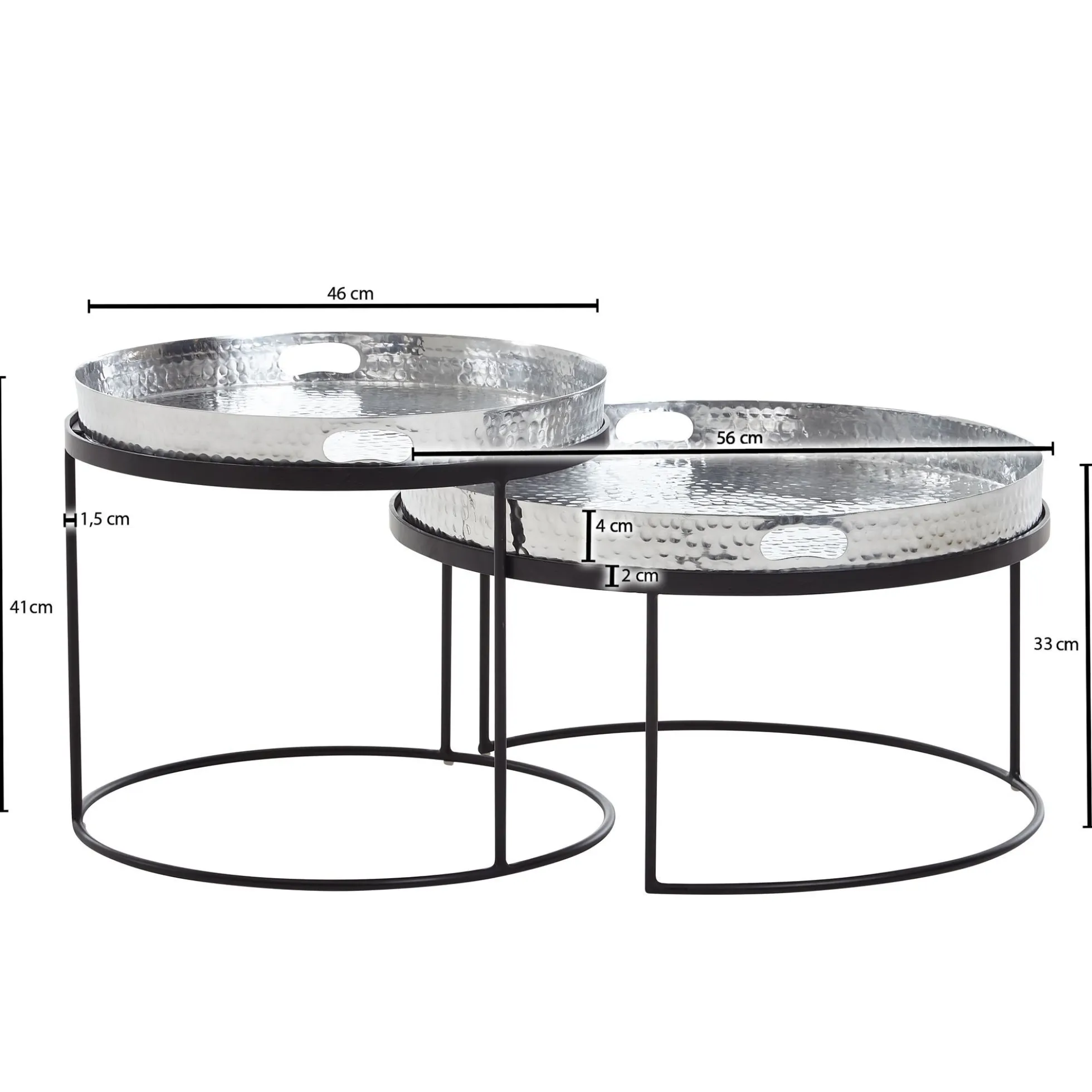 Couchtische 2er-Set YALA