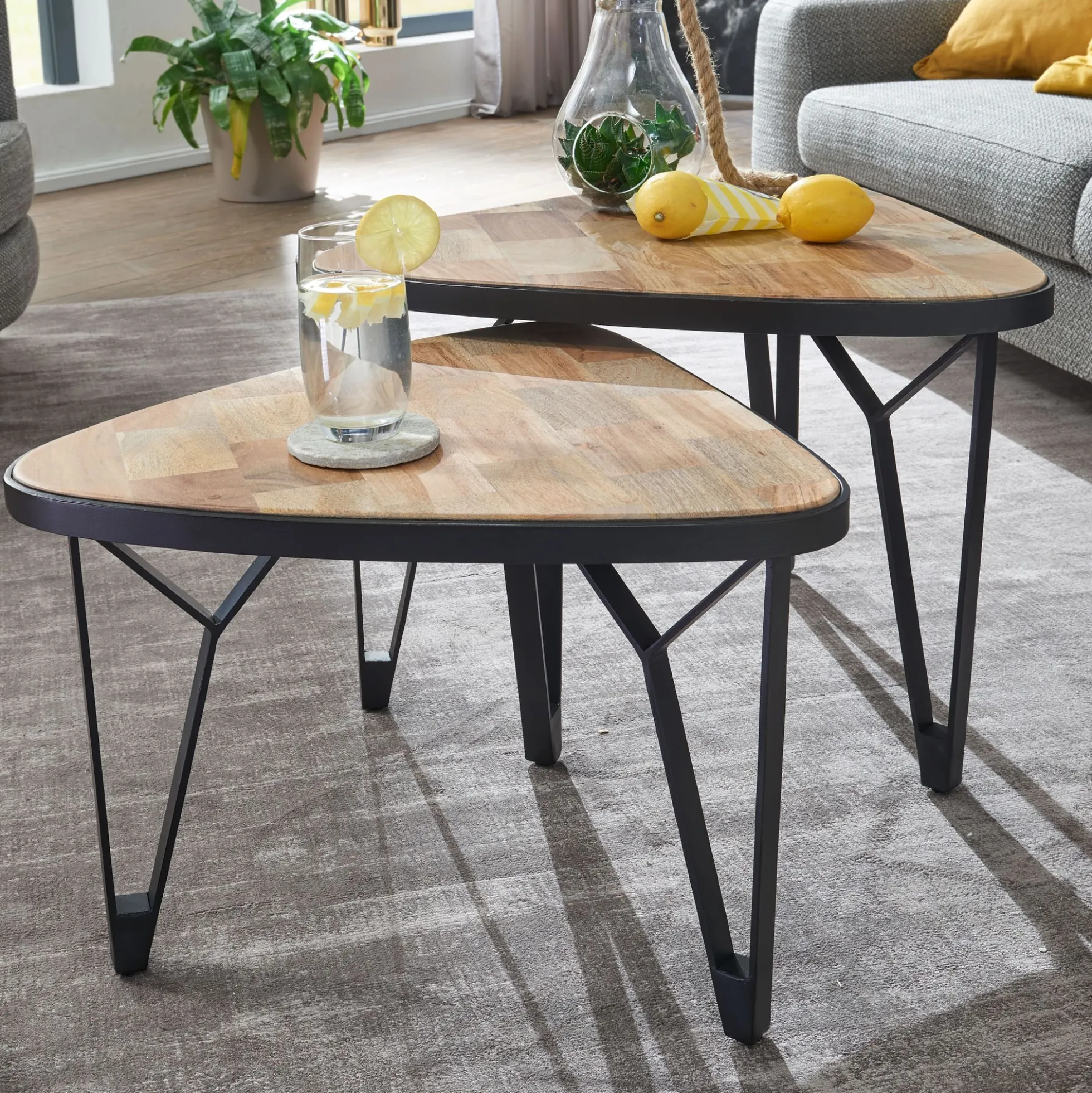 Couchtisch 2er-Set DOI KIAULOM