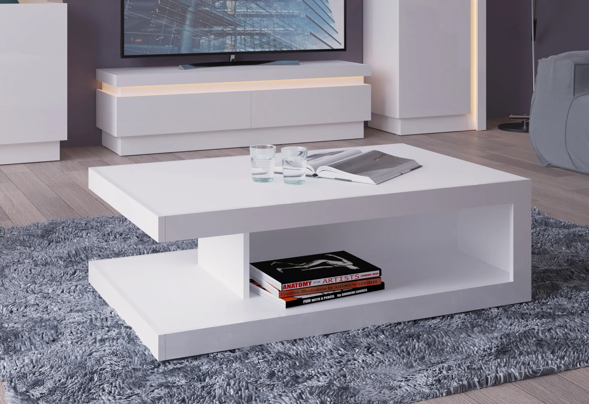 Couchtisch LYON WEISS