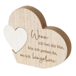 Dekoaufsteller Herz ZUHAUSE