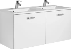 Doppelwaschtisch mit Mineralgußbecken 560