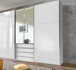 Dreh-/Schwebetürenschrank MAGIC GLAS