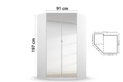 Drehtüren-Eckschrank AGUALVA-CACEM