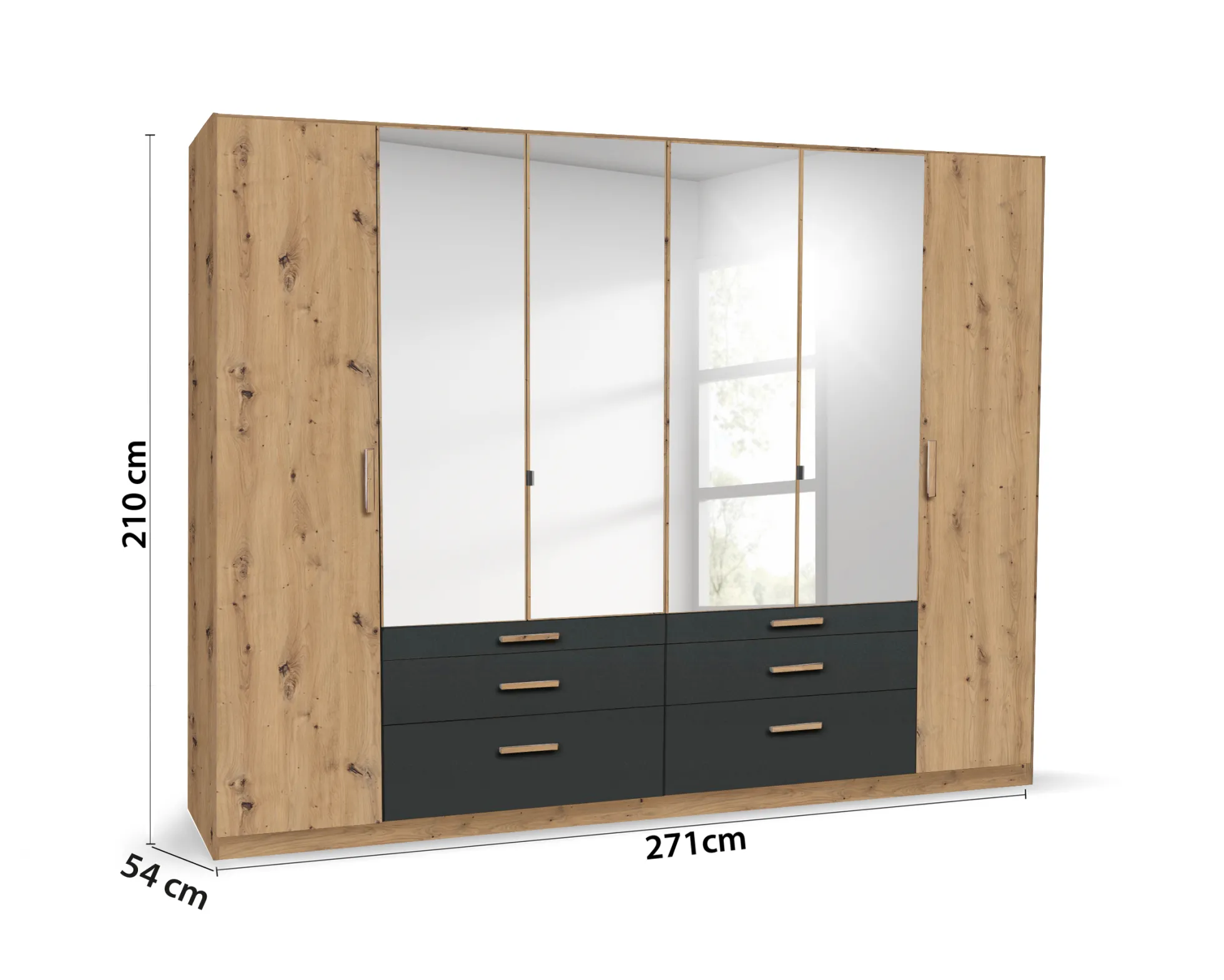Drehtürenschrank ABRANTES