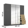 Drehtürenschrank AGUALVA-CACEM