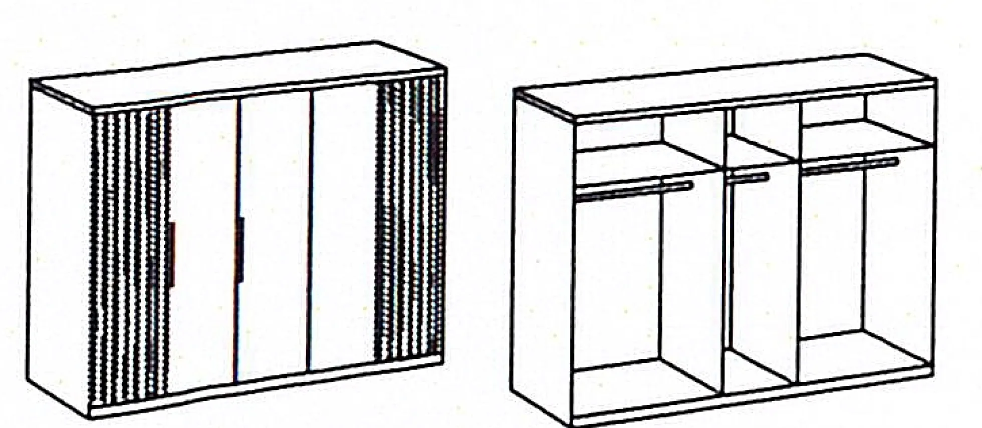Drehtürenschrank ANDORRA