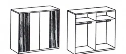 Drehtürenschrank ANDORRA