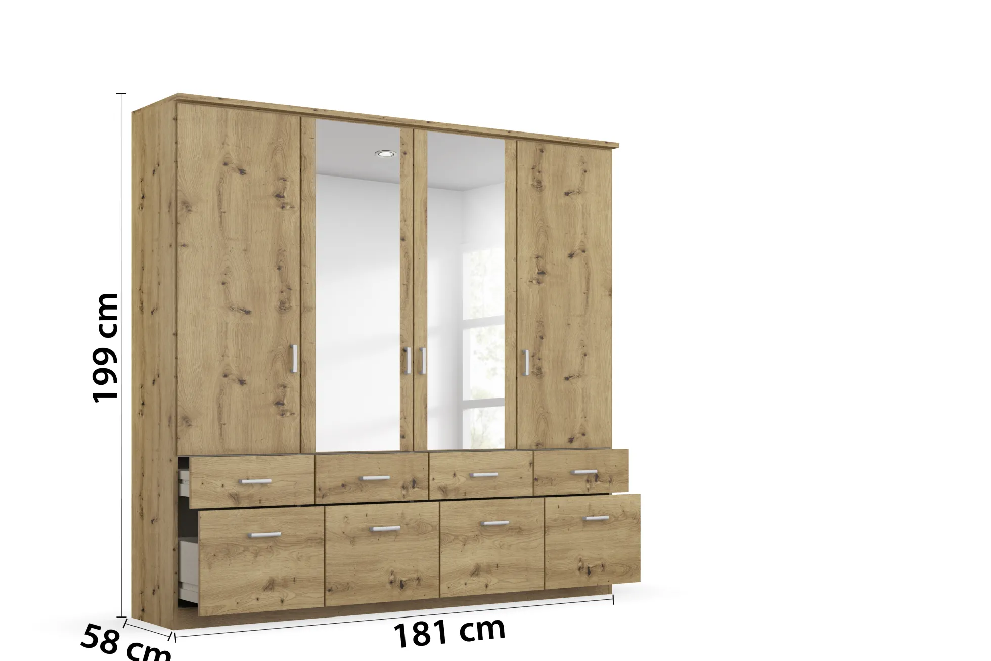 Drehtürenschrank BREMEN