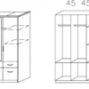 Drehtürenschrank BREMEN-EXTRA