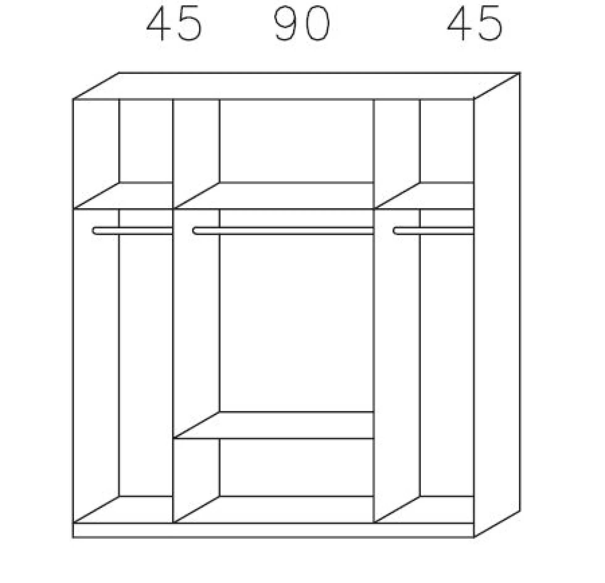 Drehtürenschrank CASE