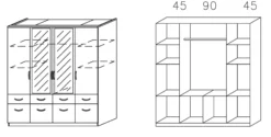 Drehtürenschrank ED EXTRA