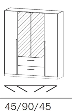 Drehtürenschrank ESSENSA