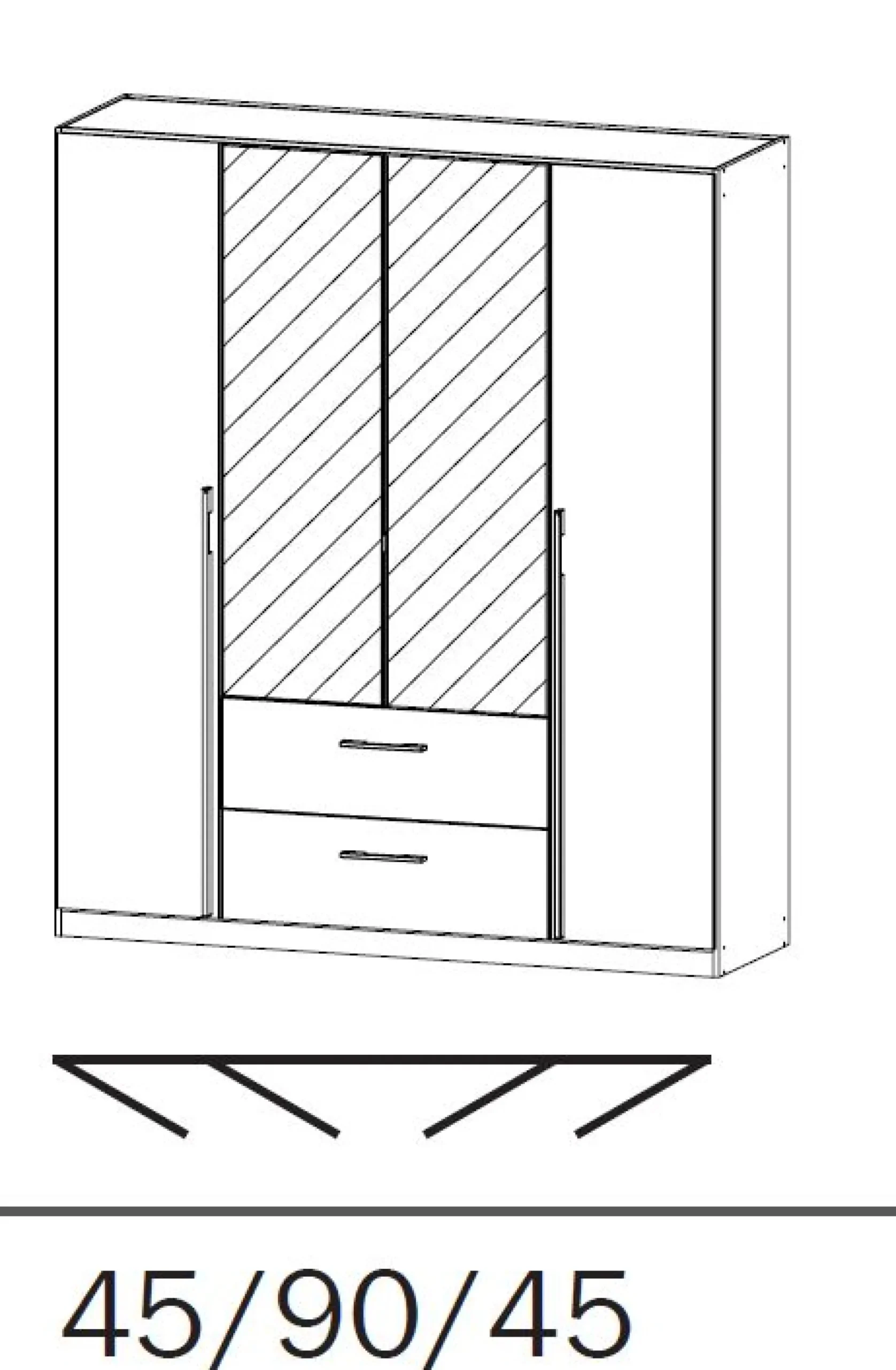 Drehtürenschrank ESSENSA