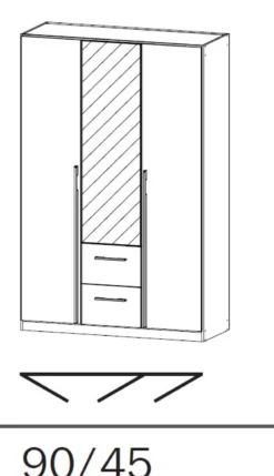 Drehtürenschrank ESSENSA