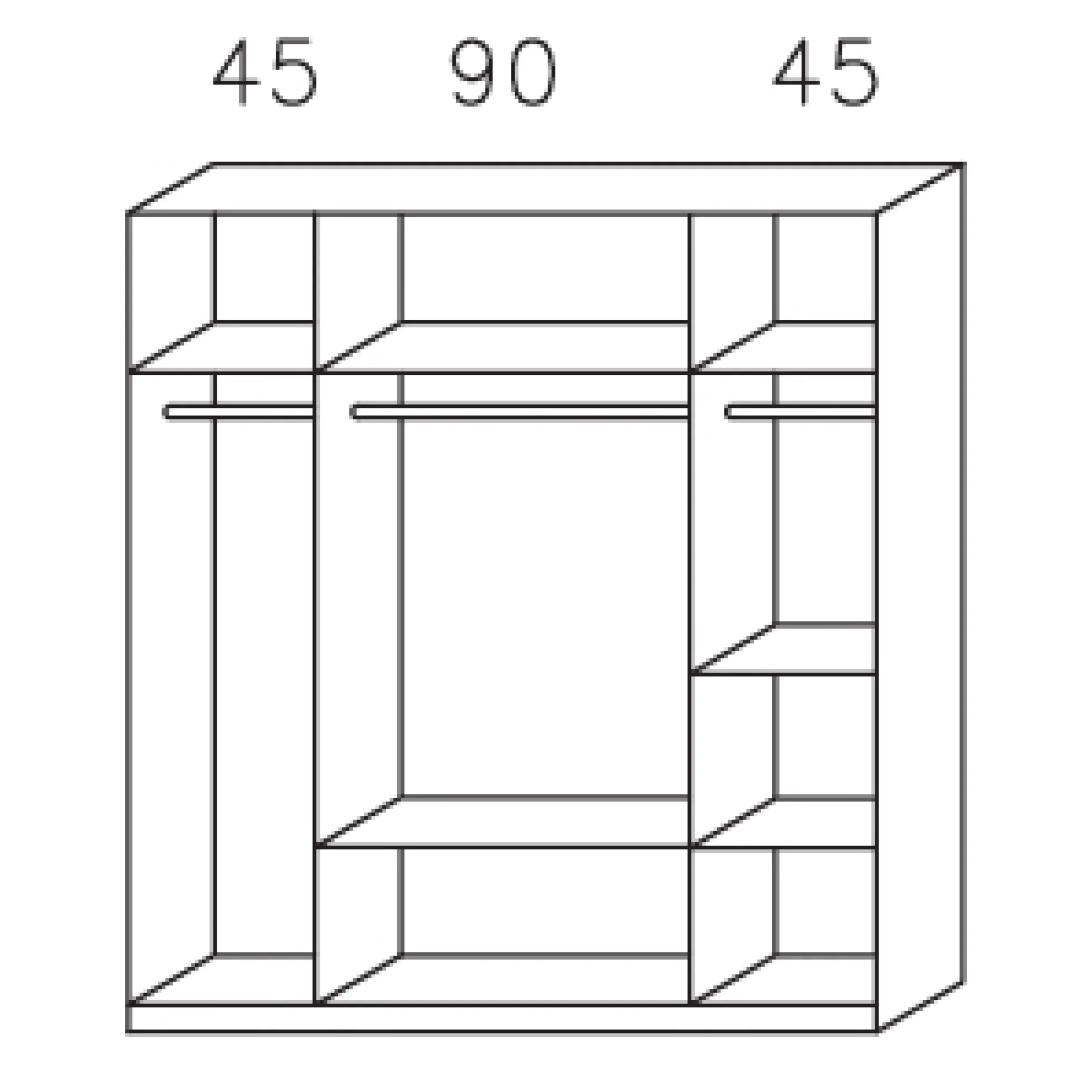 Drehtürenschrank KREFELD