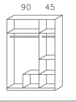 Drehtürenschrank KREFELD
