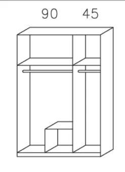 Drehtürenschrank MICRO