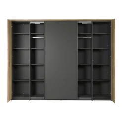 Dreh- und Schwebetürenschrank ESTEBAN