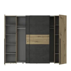 Dreh- und Schwebetürenschrank NARAGO