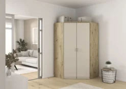 Eck-Kleiderschrank BREMEN-EXTRA