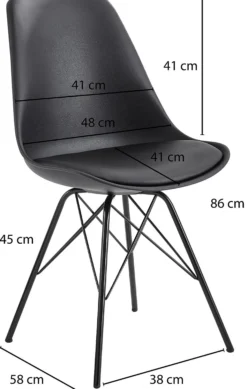 Esszimmerstuhl 2er-Set WOHNLING