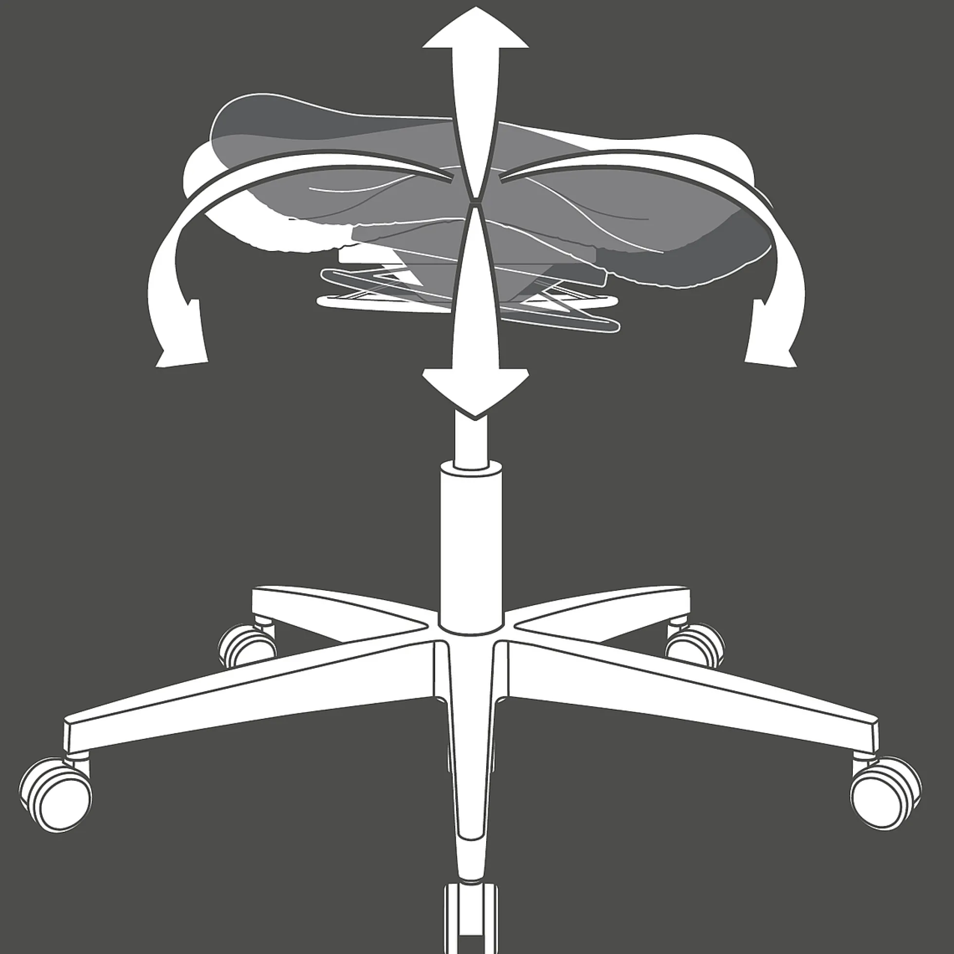 Fitness-Hocker SITNESS CREATIVE 400