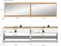Garderobenkombination 4-teilig DRIVE