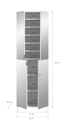 Garderobenschrank BODITE