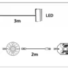 Glasbodenclips 2er-Set ADUA / SEBETA