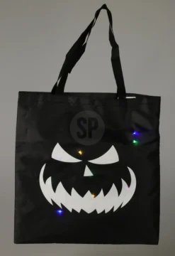 Halloweentasche mit LED HALLOWEEN
