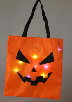 Halloweentasche mit LED HALLOWEEN