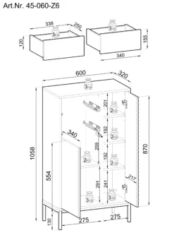 Highboard BIRMINGHAM