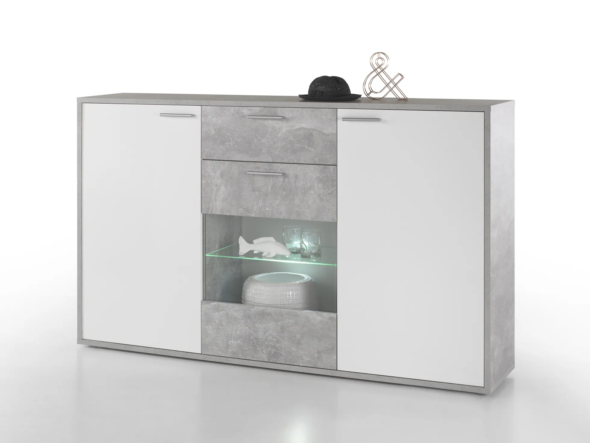 Highboard mit Beleuchtung MOUNTAIN