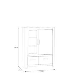 Highboardvitrine KALLASTE