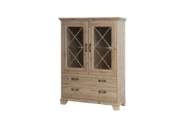 Highboardvitrine mit Beleuchtung NEPAL