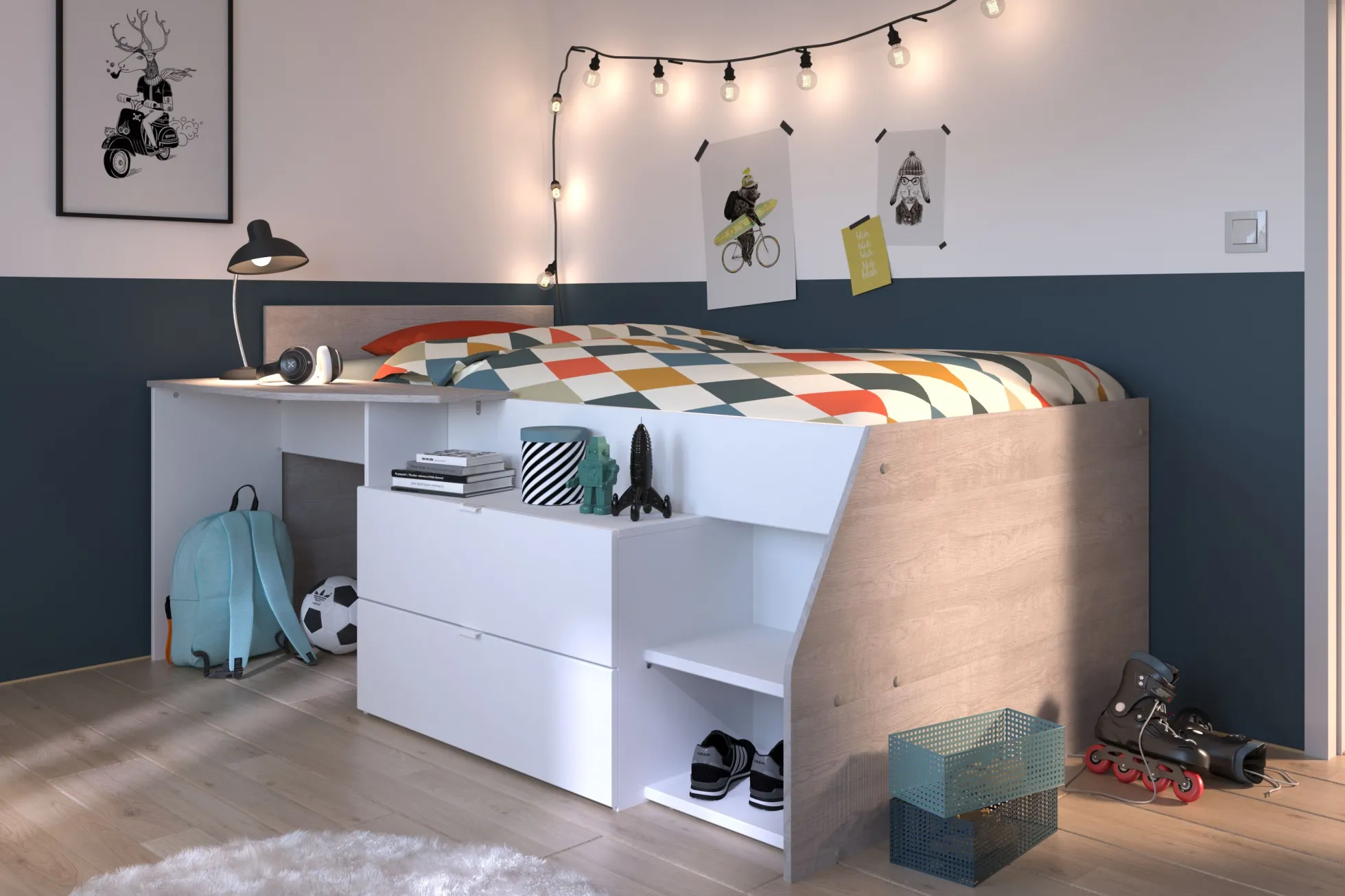 Hochbett MILKY A