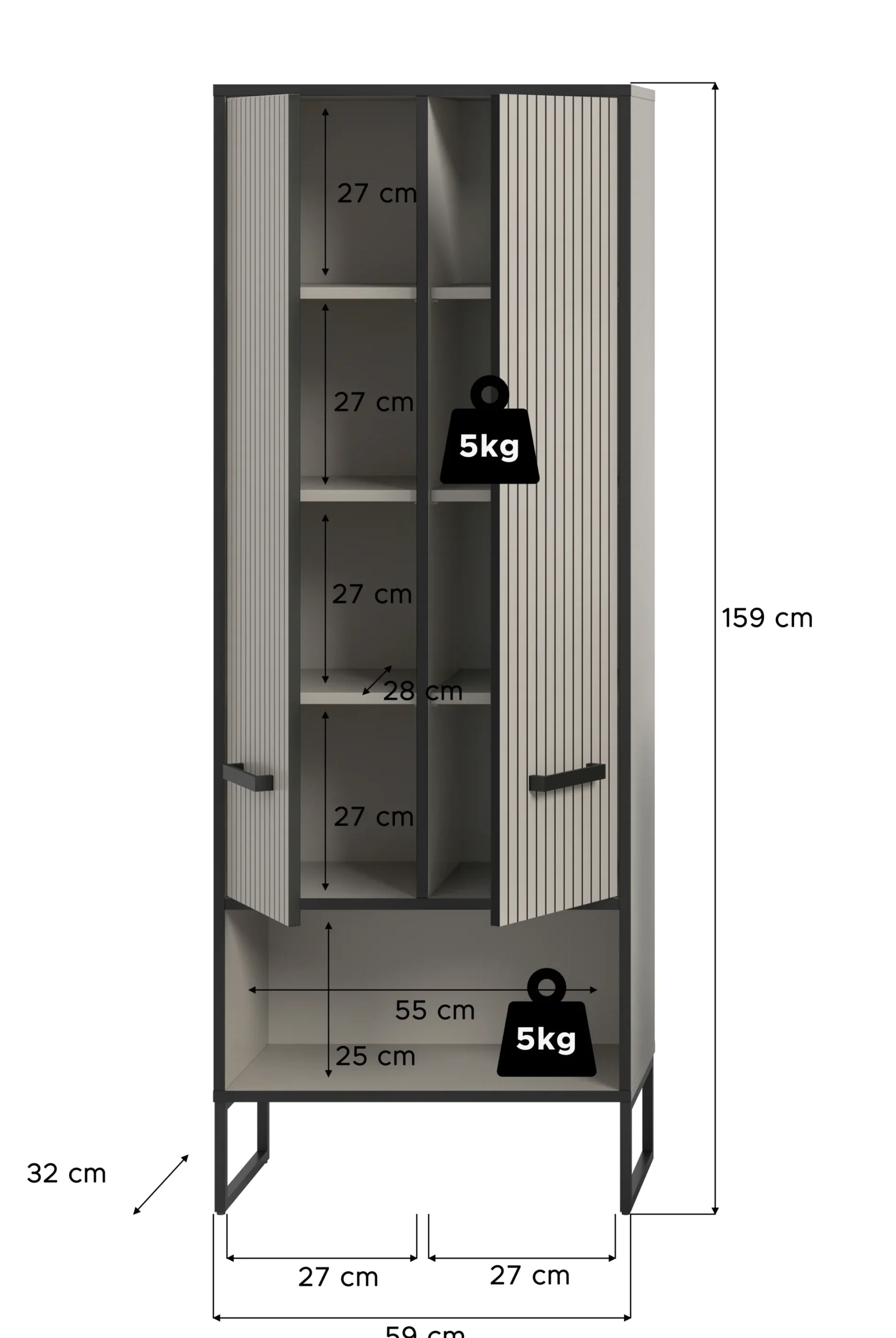 Hochschrank BAGNO