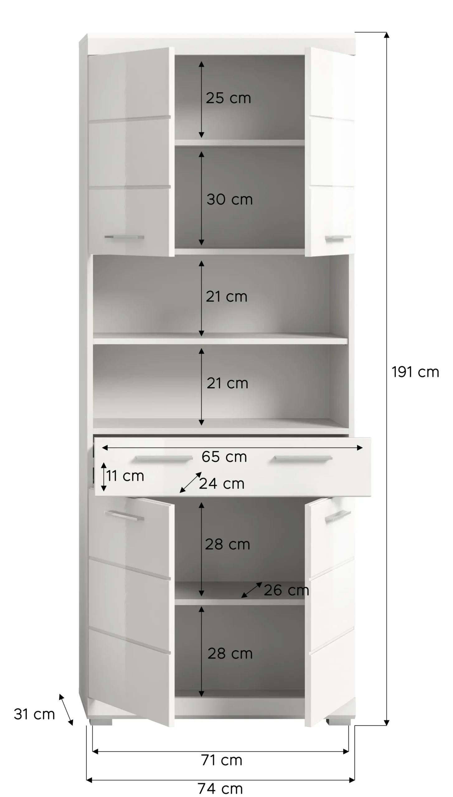 Hochschrank SEWULA