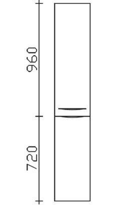 Hochschrank SOLITAIRE 6025