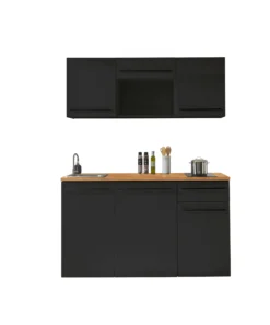Küchenblock JAZZ SINGLE Z 160 BLACK
