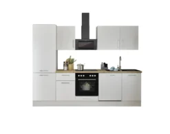 Küchenblock mit E-Geräten CORNWALL (Zeile-Geschirrspüler-Kühlschrank) II